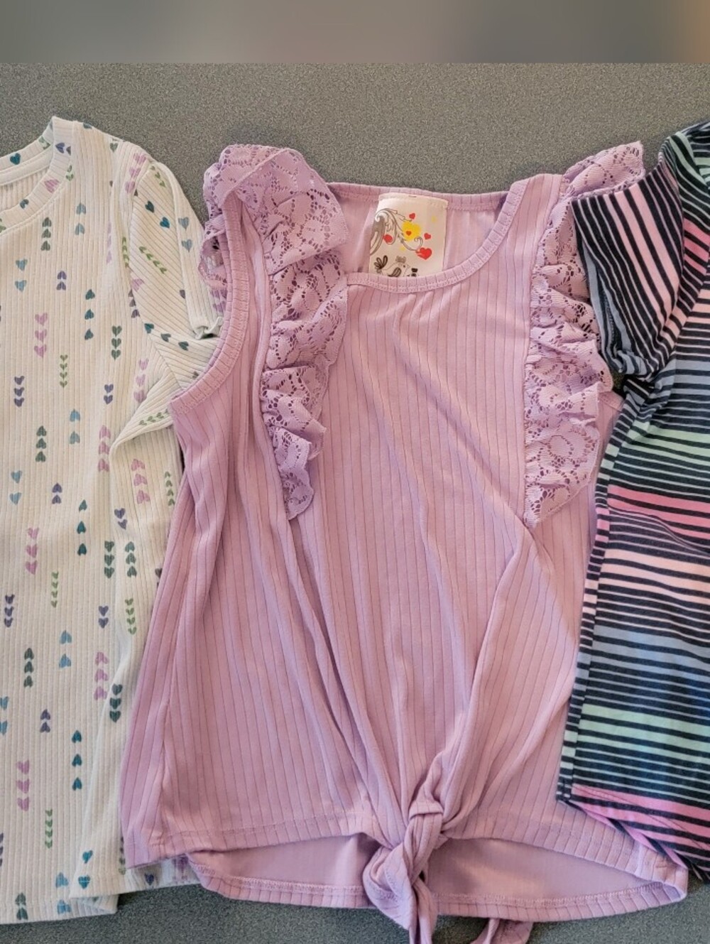 Girls Summer Tops Bundle Size 10/12 Mixed Brands